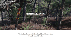 Desktop Screenshot of mohonk.info
